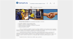 Desktop Screenshot of conssm.ro